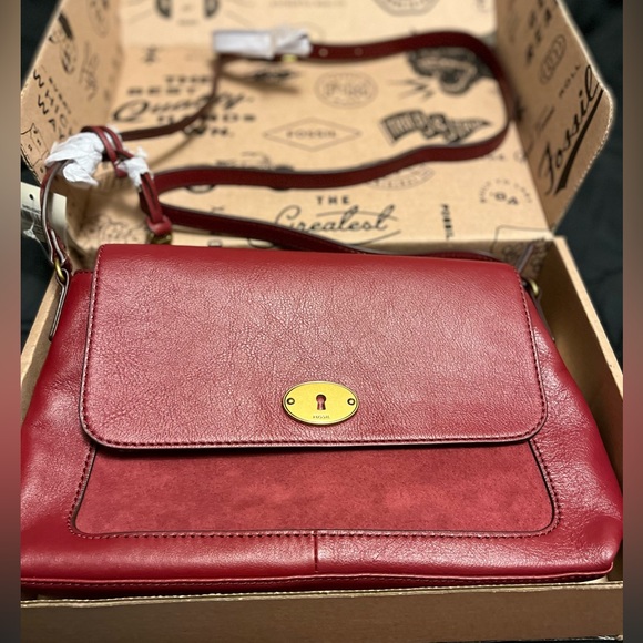 NWT Fossil Gabriella Flap Crossbody - Picture 5 of 11